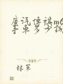 广汽传祺m6二手车多少钱
