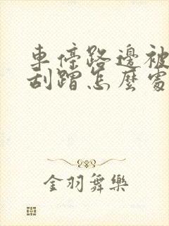 车停路边被别人刮蹭怎么处理