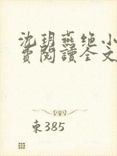 沈玥燕绝小说免费阅读全文最新章节 沈玥燕绝小说免费阅读全文最新章节