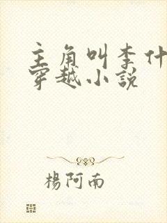 主角叫李什么的穿越小说