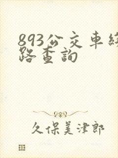 893公交车线路查询