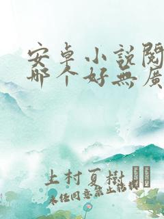 安卓小说阅读器哪个好无广告