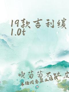 19款吉利缤瑞1.0t