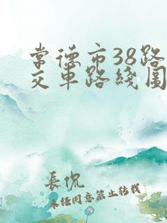 常德市38路公交车路线图