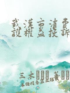 武汉市消费者维护权益投诉电话
