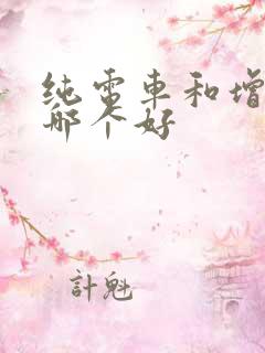 纯电车和增程车哪个好