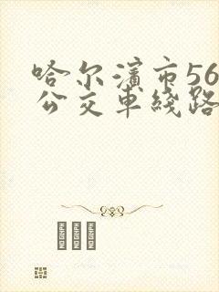哈尔滨市56路公交车线路图