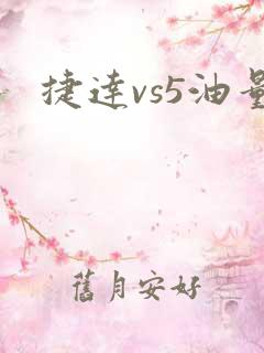 捷达vs5油量