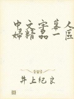 中文字幕人妻少妇精品一区二区电影