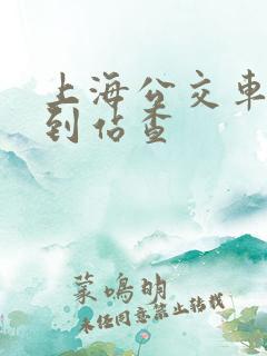 上海公交车实时到站查