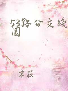 53路公交线路图