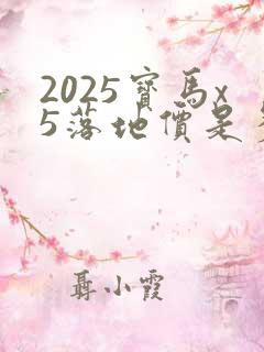 2025宝马x5落地价是多少万