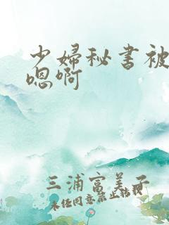 少妇秘书被狂啪嗯啊