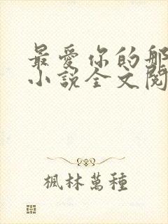 最爱你的那十年小说全文阅读 最爱你的那十年小说全文阅读