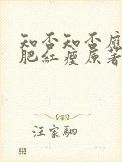 知否知否应是绿肥红瘦原著小说作者是谁