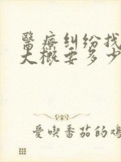 医疗纠纷找律师大概要多少钱