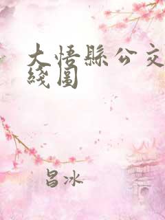 大悟县公交车路线图