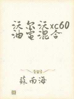 沃尔沃xc60油电混合