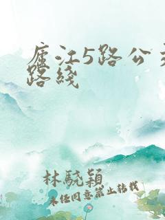 庐江5路公交车路线