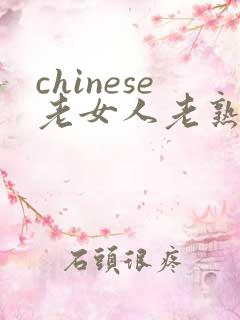 chinese老女人老熟妇hd