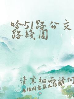 哈51路公交车路线图