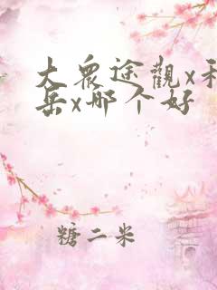 大众途观x和探岳x哪个好