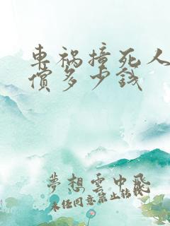 车祸撞死人要赔偿多少钱