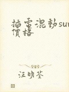 插电混动suv价格