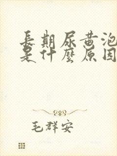 长期尿黄泡沫多是什么原因