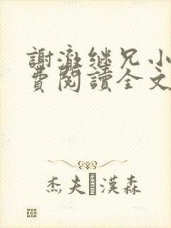 谢澈继兄小说免费阅读全文无弹窗