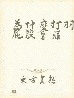 为什么打羽毛球屁股会痛