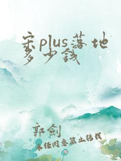 宋plus落地多少钱