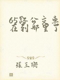 65路公交车现在到哪里了
