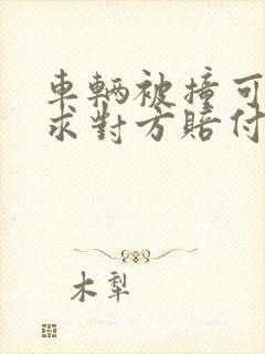 车辆被撞可以要求对方赔付折旧费吗?
