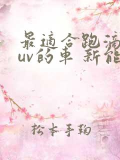 最适合跑滴滴suv的车 新能源