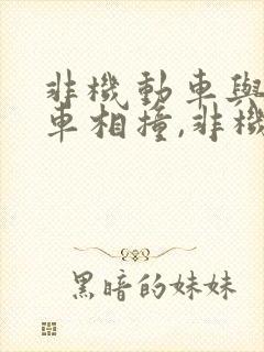 非机动车与机动车相撞,非机动车主责