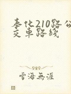 奉化210路公交车路线