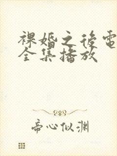 裸婚之后电视剧全集播放