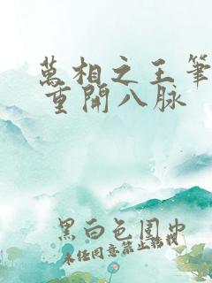 万相之王笔趣阁 重开八脉