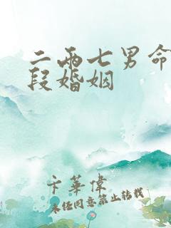 二两七男命有几段婚姻