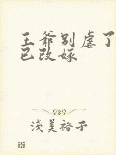 王爷别虐了王妃已改嫁