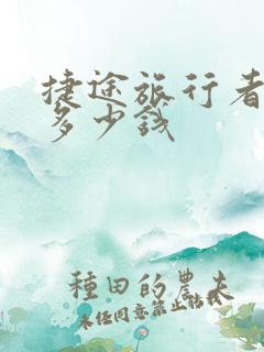 捷途旅行者落地多少钱 捷途旅行者落地多少钱