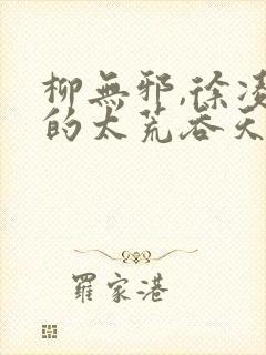 柳无邪,徐凌雪的太荒吞天诀 柳无邪,徐凌雪的太荒吞天诀