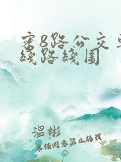 密8路公交车路线路线图