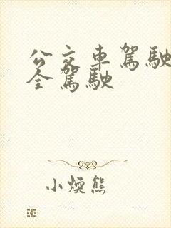 公交车驾驶员安全驾驶