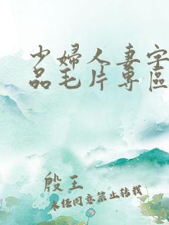 少妇人妻字幕精品毛片专区
