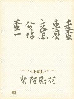 查公交车走到哪一站怎么查