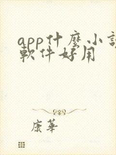 app什么小说软件好用