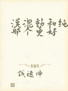 汉混动和纯电动哪个更好