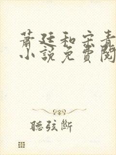 萧廷和宋青央的小说免费阅读无弹窗